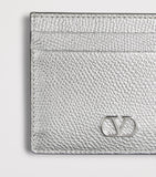 Valentino Garavani grained leather VLogo Signature card holder, imported from the UK