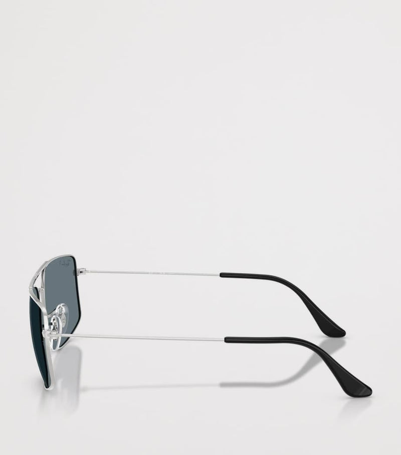 Ray-Ban Explorer Square Sonnenbrille Metallrahmen, UK-Version