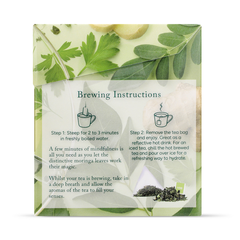 Holland & Barrett Organic Moringa Green Tea 15 bags, UK version