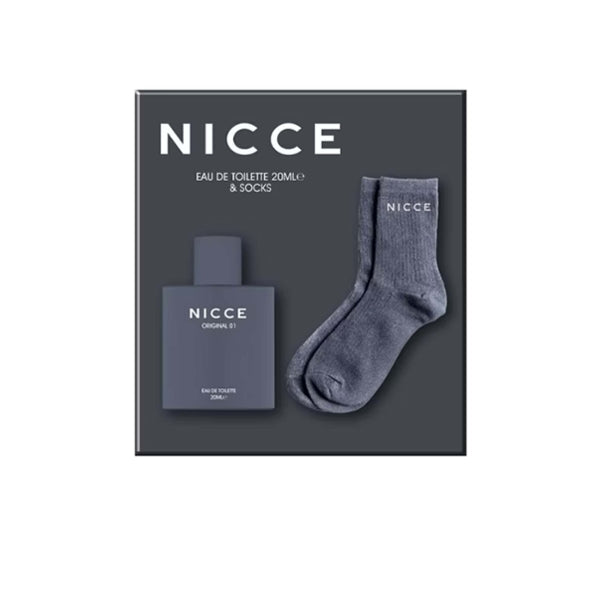 Nicce for Men gift set Eau de Toilette 20ml and socks, imported from the UK