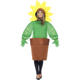 Smiffys sunflower costume with hood and gloves, UK version