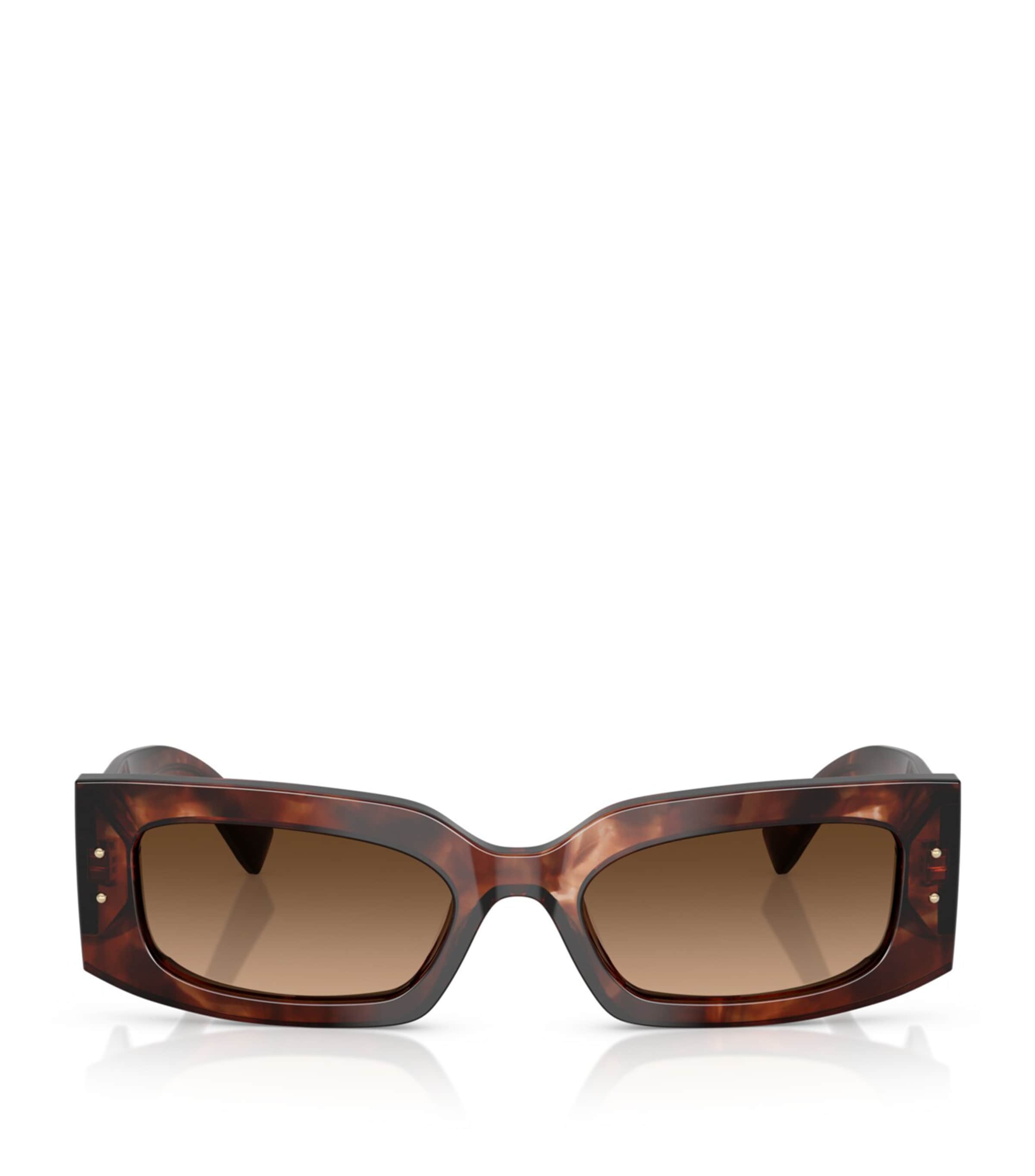 Dolce & Gabbana acetate rectangular sunglasses, UK version