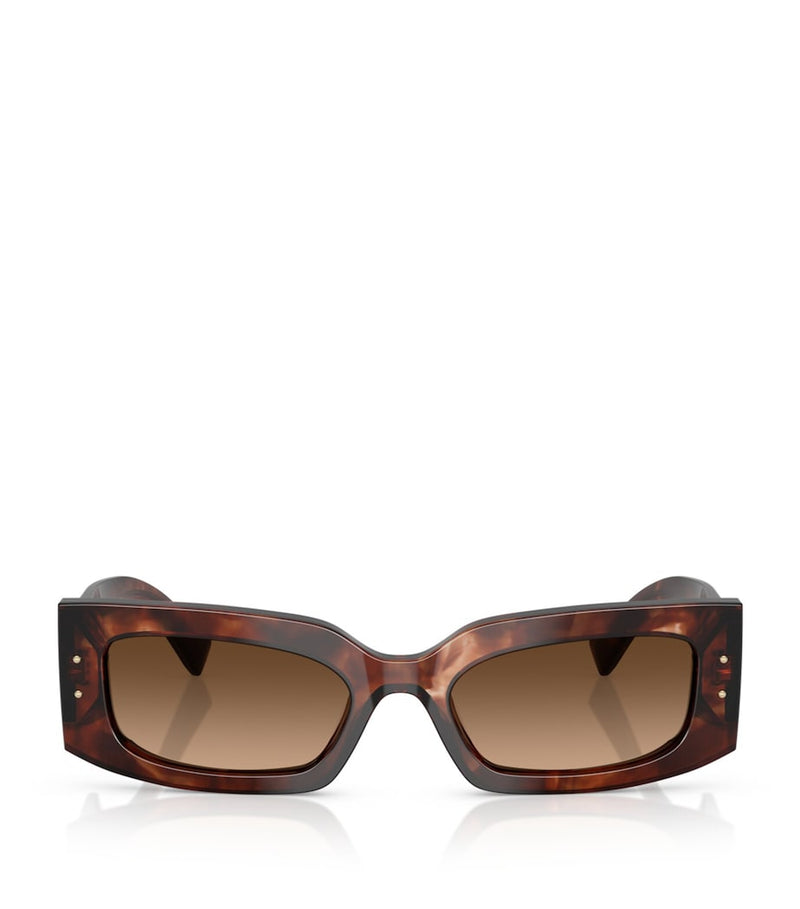 Dolce & Gabbana acetate rectangular sunglasses, UK version