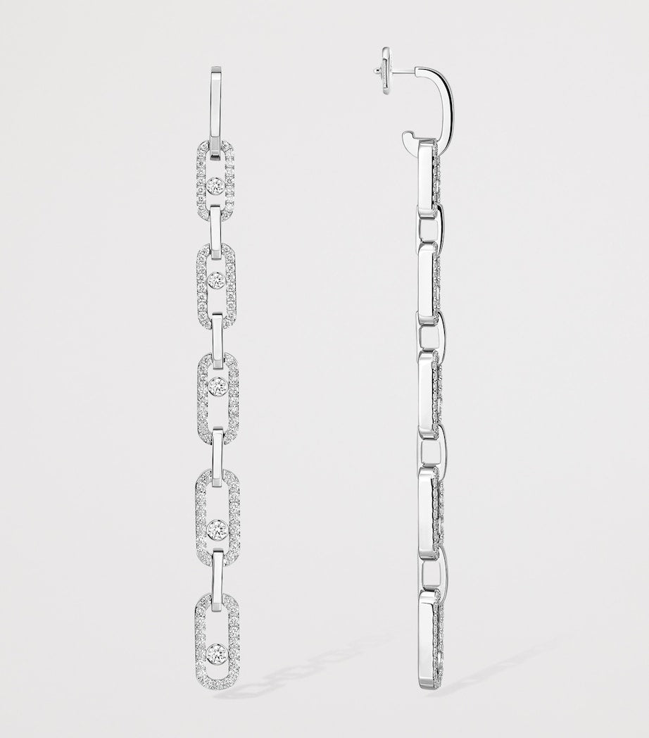 Messika Move Link white gold diamond earrings 1.45ct, UK version