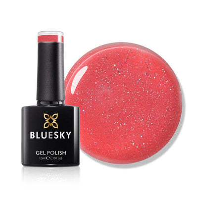 Superdrug Bluesky Gel Polish Coral Voice Nail Polish 10ml- Buy online at McGrocer