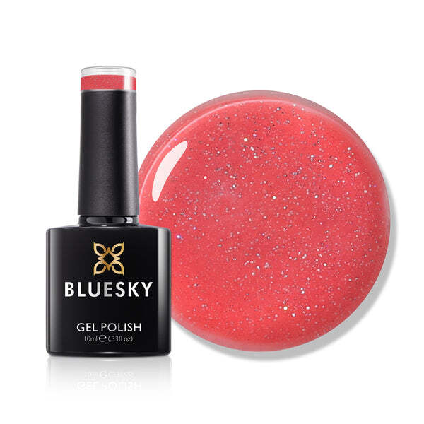 Bluesky gel polish Coral Voice 10ml bottle - British product