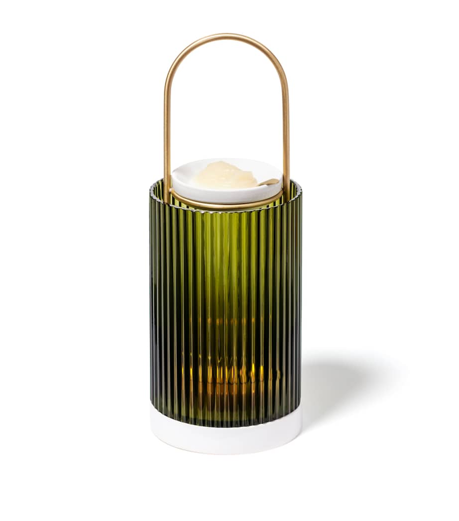 Trudon La Promeneuse glass diffuser set with ceramic dish and scented cameos (British brand)