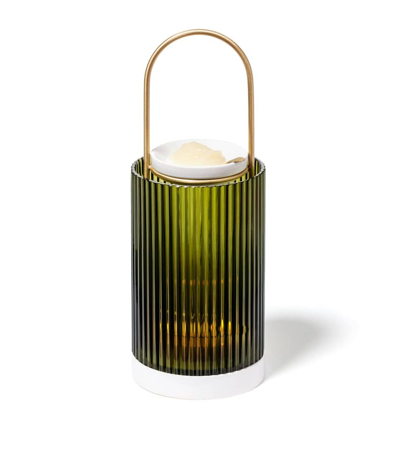 Trudon La Promeneuse glass diffuser set with ceramic dish and scented cameos (British brand)