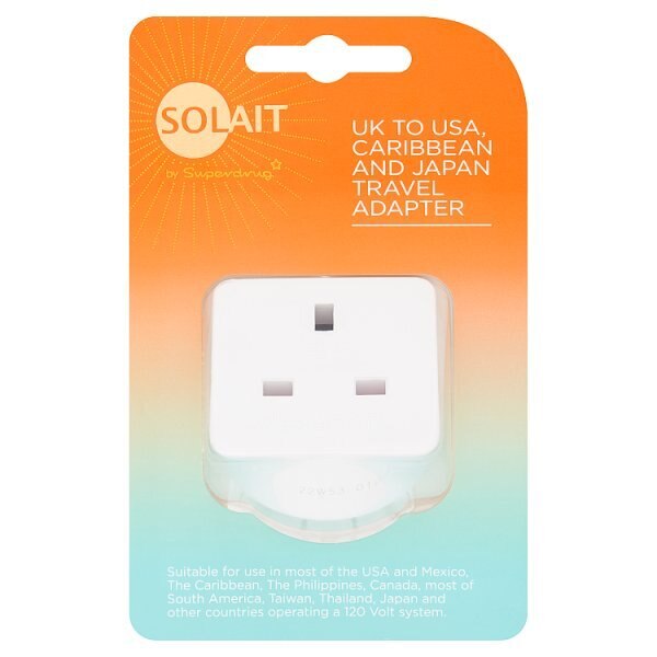 Solait UK to USA Travel Adaptor GOODS Superdrug   