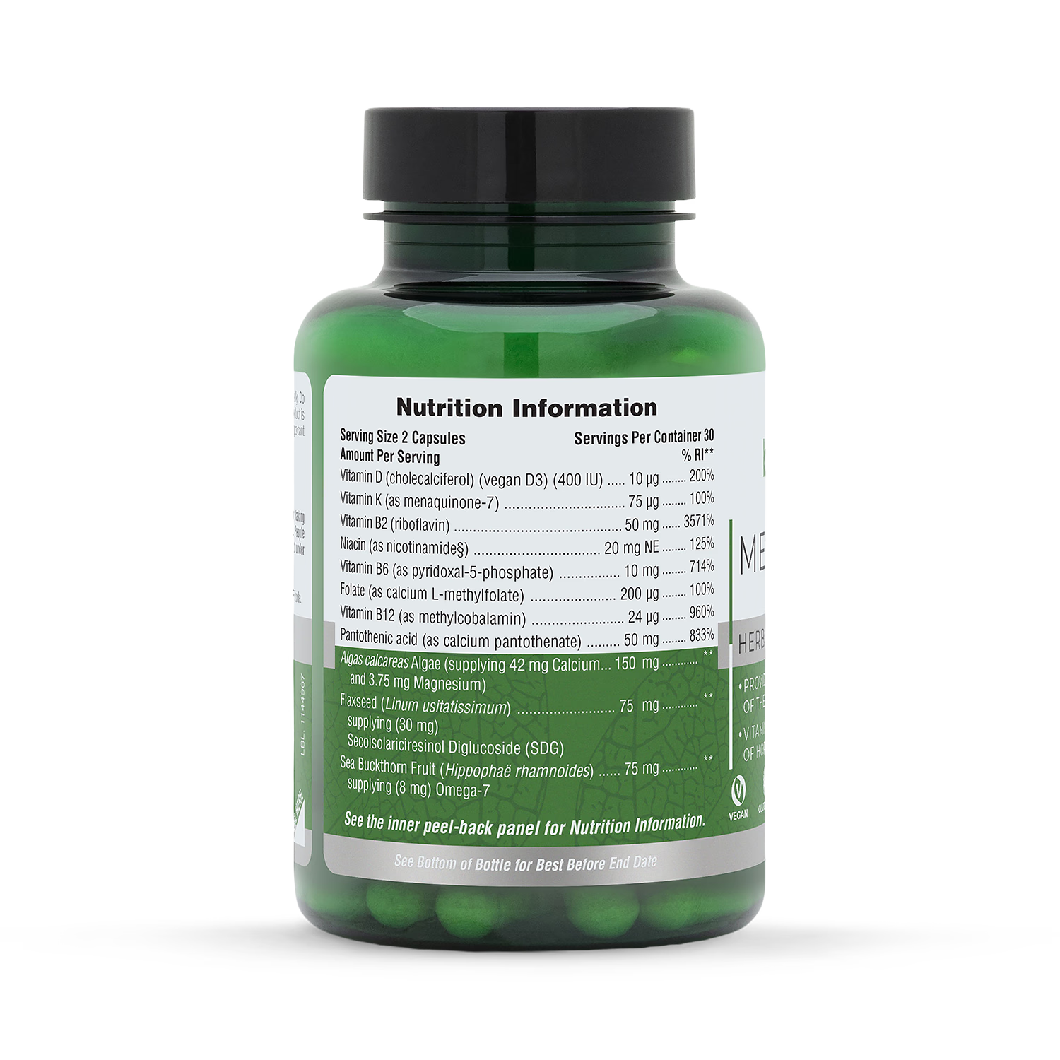 NaturesPlus BioAdvanced menopause capsules 60 count - British product