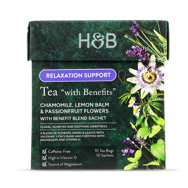 Holland & Barrett Relaxation Support Tea 10 Tea Bags, UK version