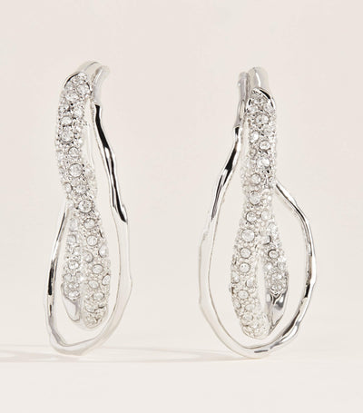 Harrods Alexis Bittar Small Solanales Crystal Twist Earrings- Buy online at McGrocer