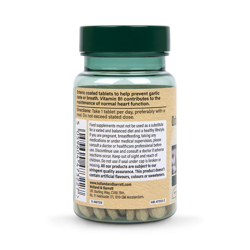 Holland & Barrett garlic tablets 120 count, UK version