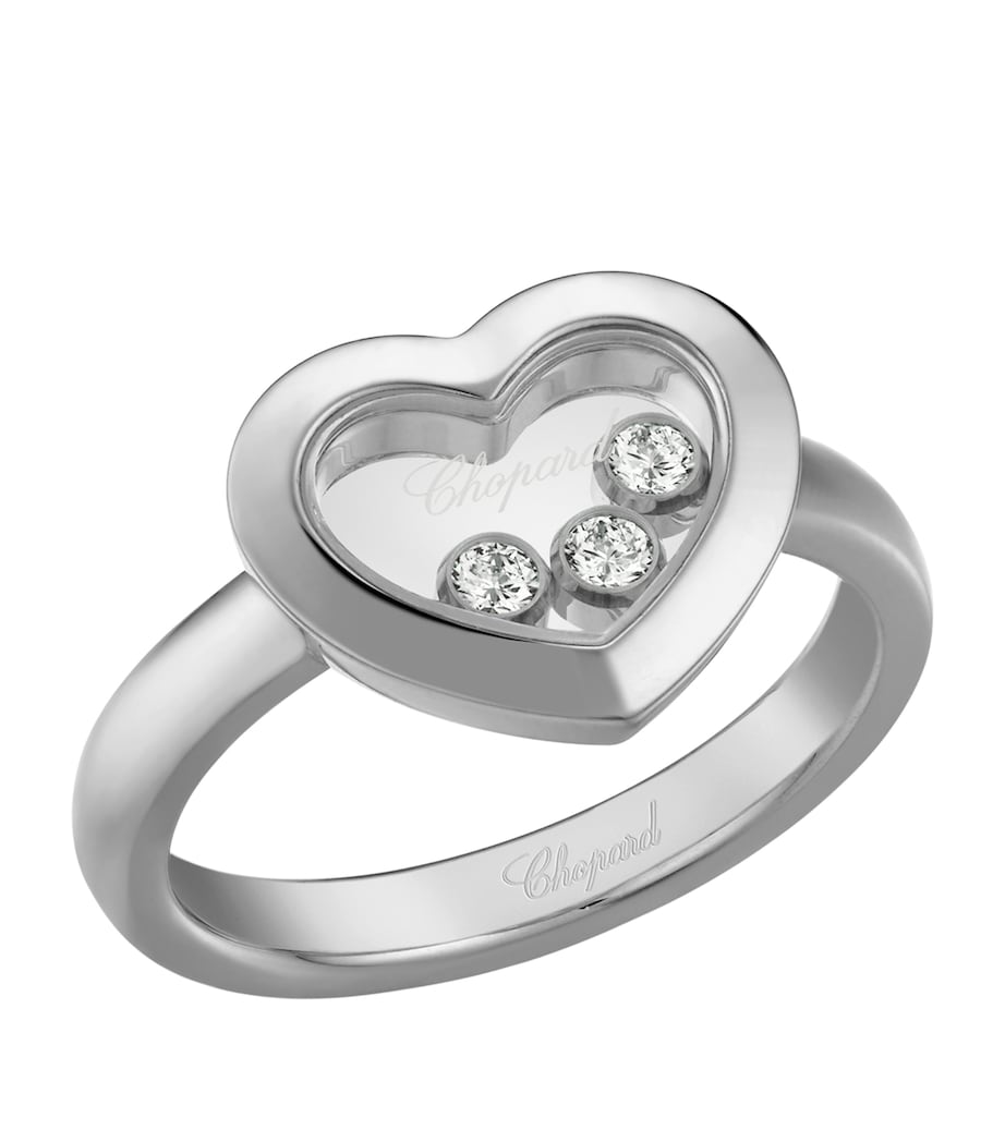 Chopard Happy Diamonds ring 18kt white gold - imported from the UK