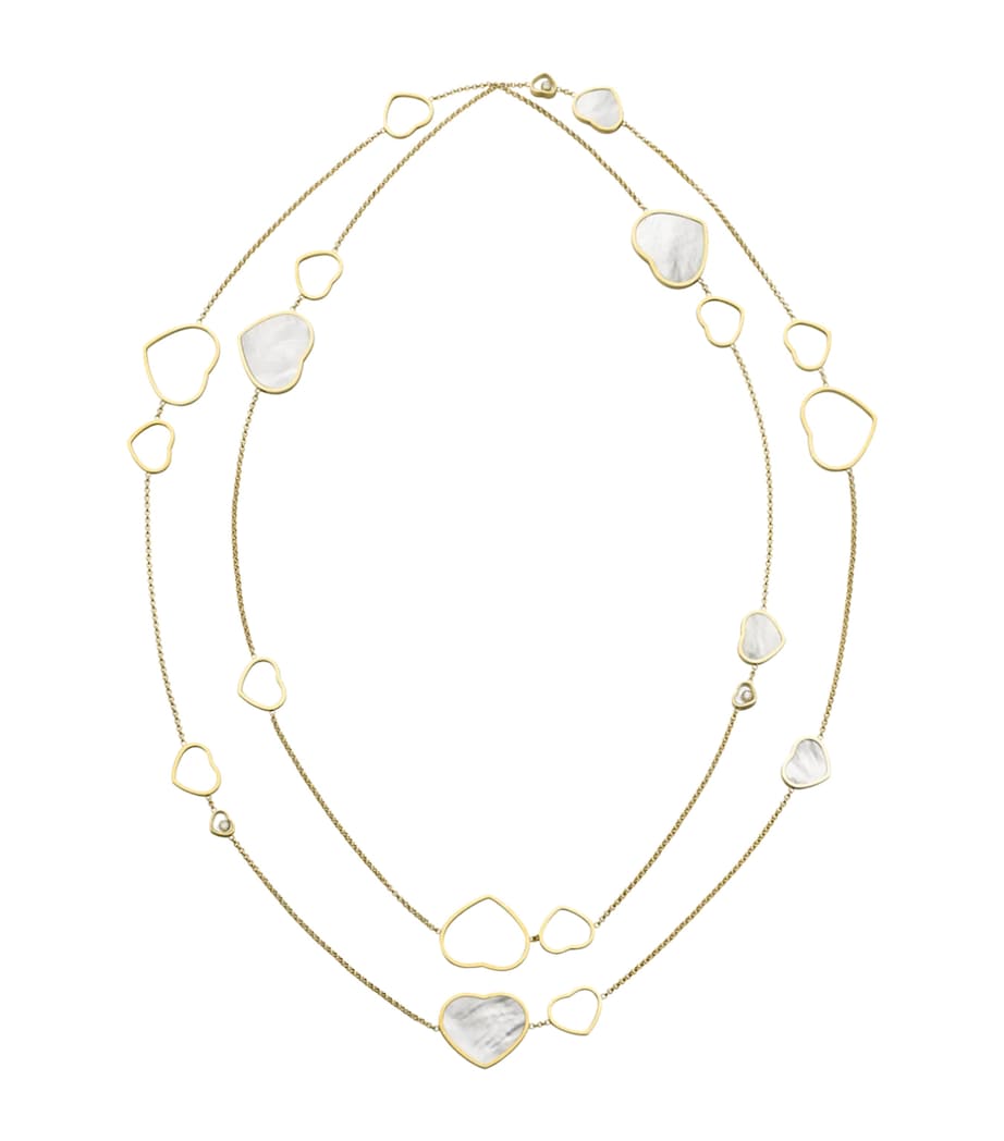 Chopard Happy Hearts necklace 18kt yellow gold - British product