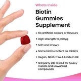 Biotin 10,000µg Vegan Gummies For Beauty, Hair, Skin & Nails GOODS Superdrug   