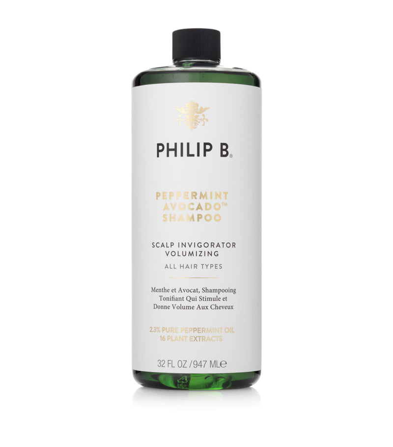 Philip B Peppermint Avocado Shampoo 947ml, imported from the UK