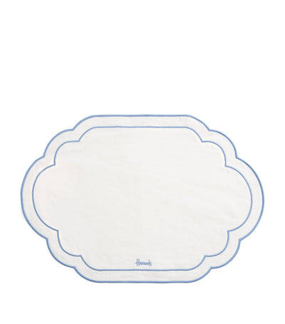 Harrods Harrods Linen Embroidered Placemat- Buy online at McGrocer