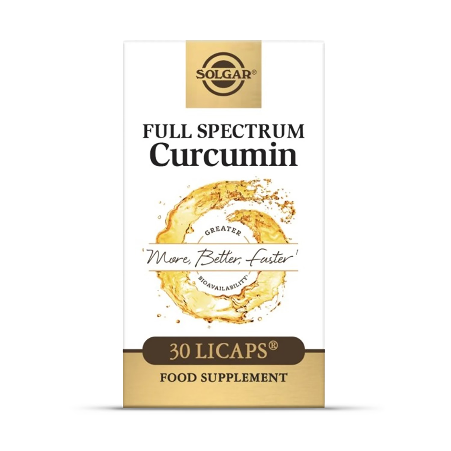 Solgar Full Spectrum Curcumin softgel capsules 30ct (British brand)