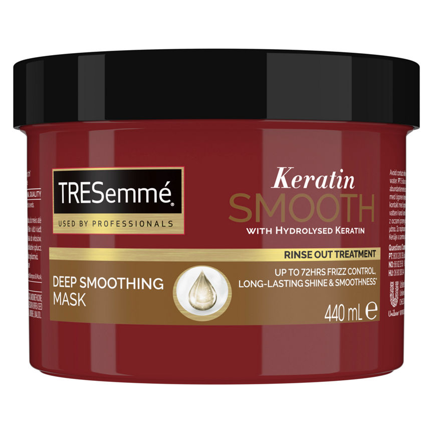 TRESemme Keratin Smooth Deep Smoothing Mask with Hydrolysed Keratin for 72Hrs Frizz Control