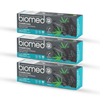 Biomed Charcoal Natural Toothpaste 3 Pack 100g, imported from the UK