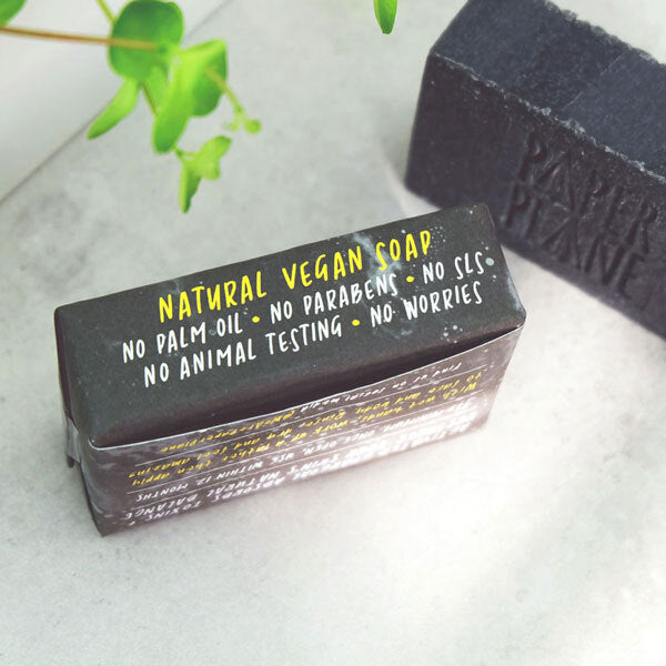 Paper Plane Charcoal Soap 95g