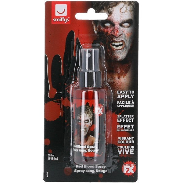 Smiffys blood spray red 59.14ml, imported from the UK