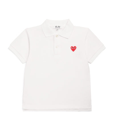 Harrods Cotton Heart Logo Polo Shirt for Kids Aged 2-6 Years- Buy online at McGrocer