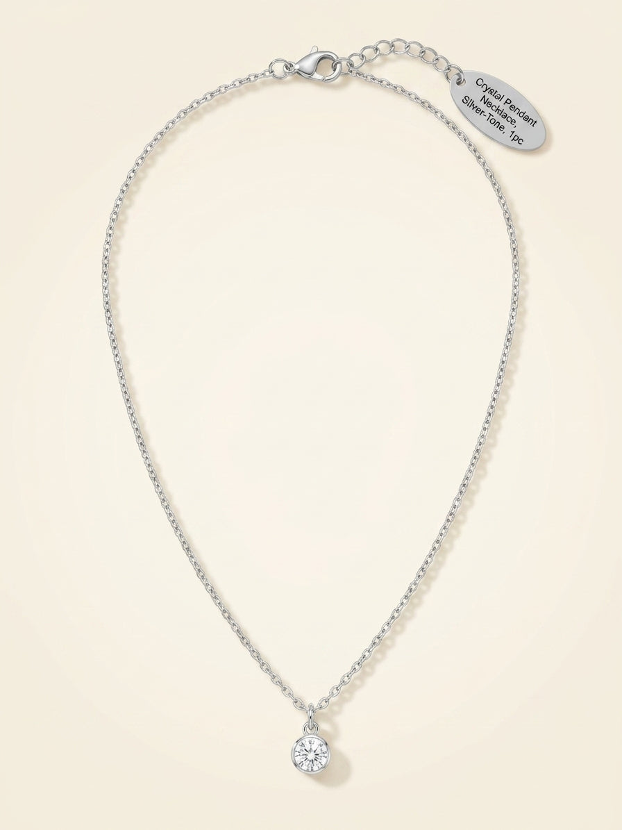 Vivienne Westwood Carmela brass and cubic zirconia necklace, imported from the UK