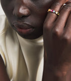 Suzanne Kalan Bold eternity ring with rainbow sapphires, UK version