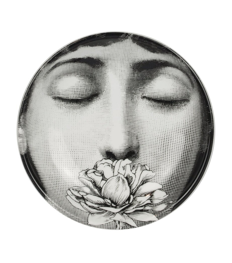 Ceramic Ashtray with Decorative Opera Singer Design, Made in Italy