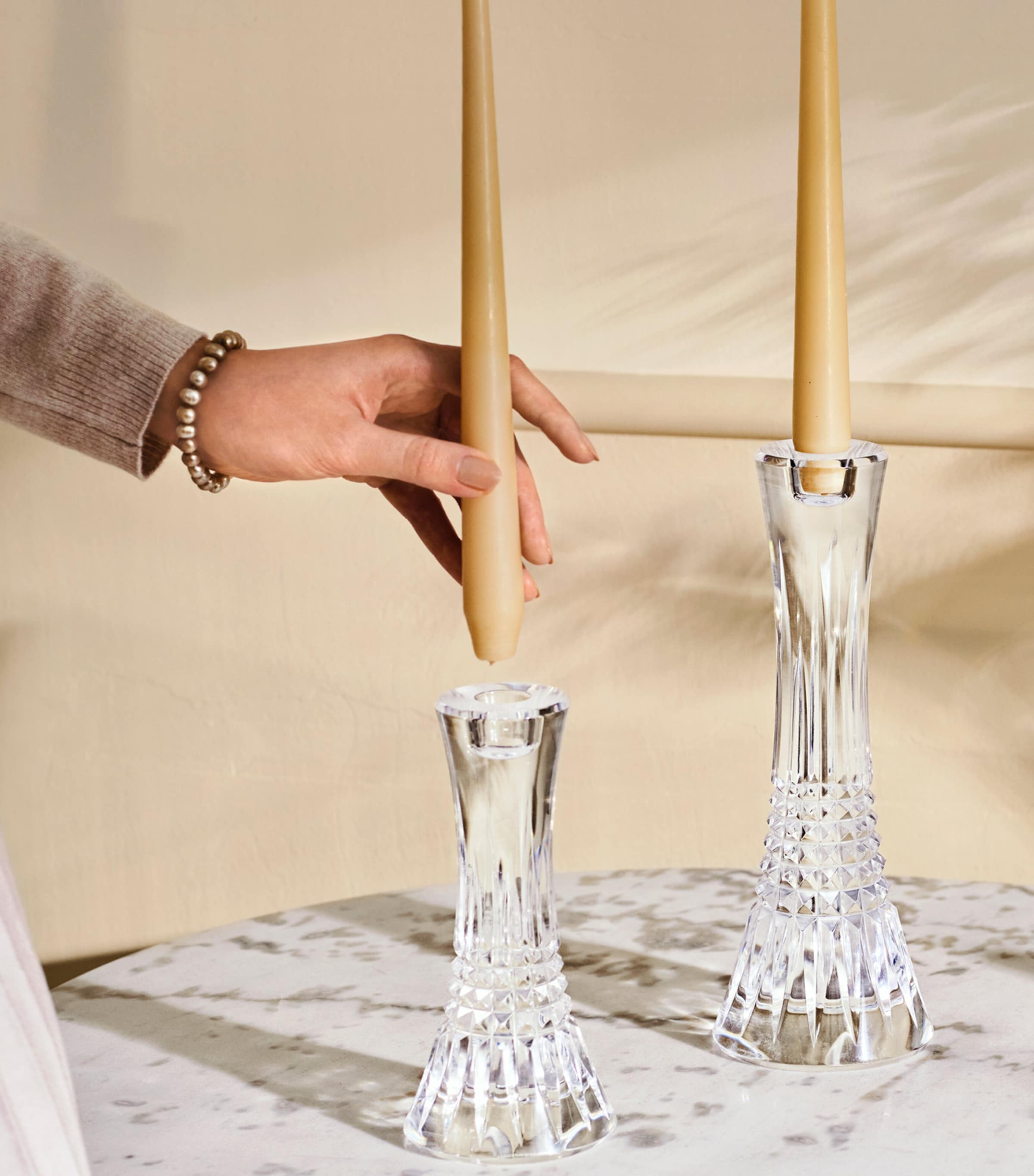 Waterford Lismore Diamond candlestick 25cm (British brand)
