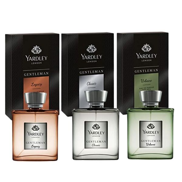 Yardley Gentleman EDP trio Classic Legacy Urbane 100ml, UK version