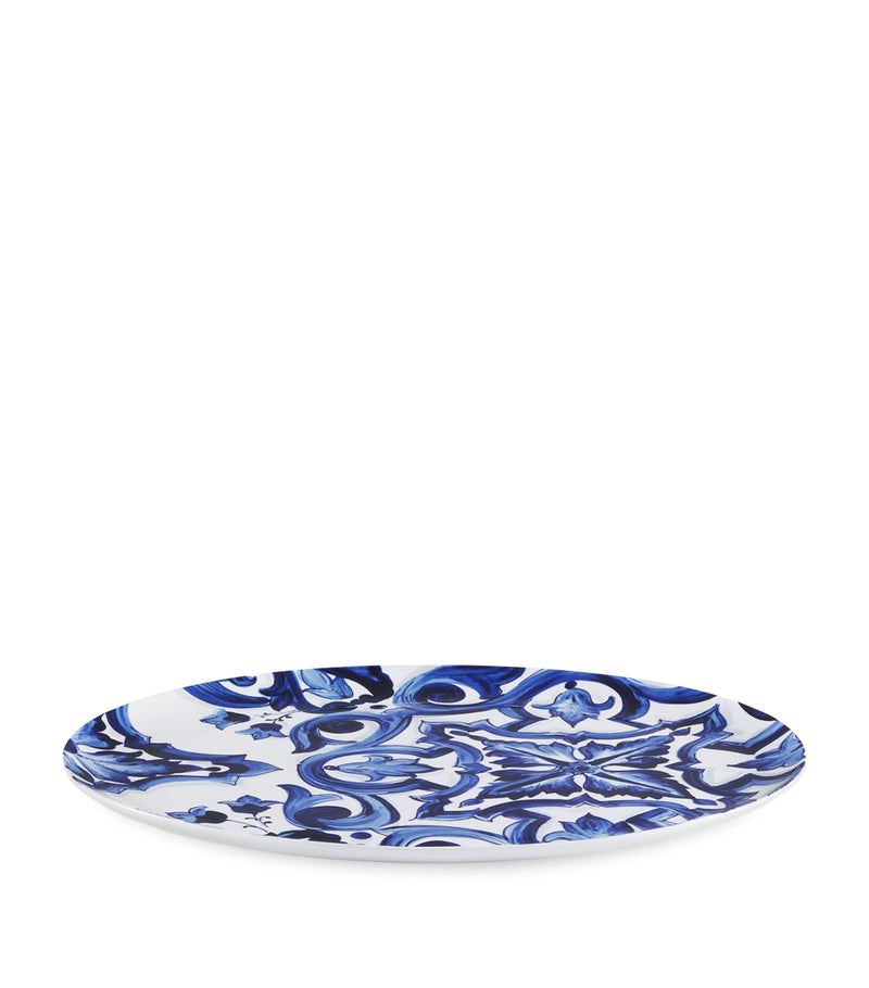 Dolce & Gabbana Blu Mediterraneo serving plate 44.5cm, imported from the UK