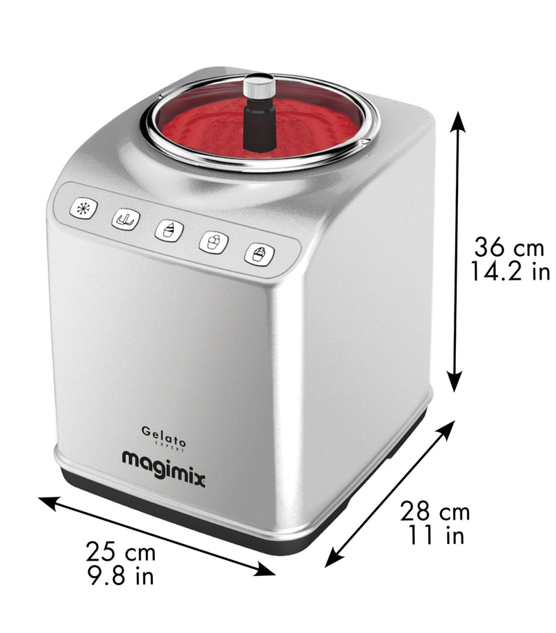 Magimix Gelato Expert ice cream maker, imported from the UK