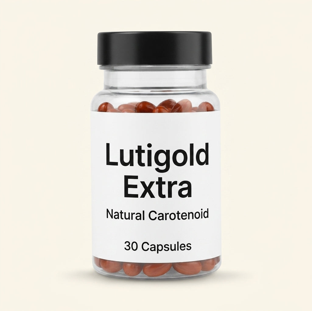 Holland & Barrett Lutigold Extra 20mg 30 capsules (British brand)