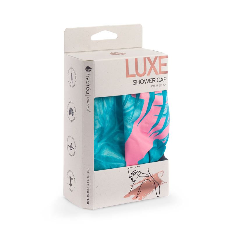 Hydréa London shower cap palm blush - British product