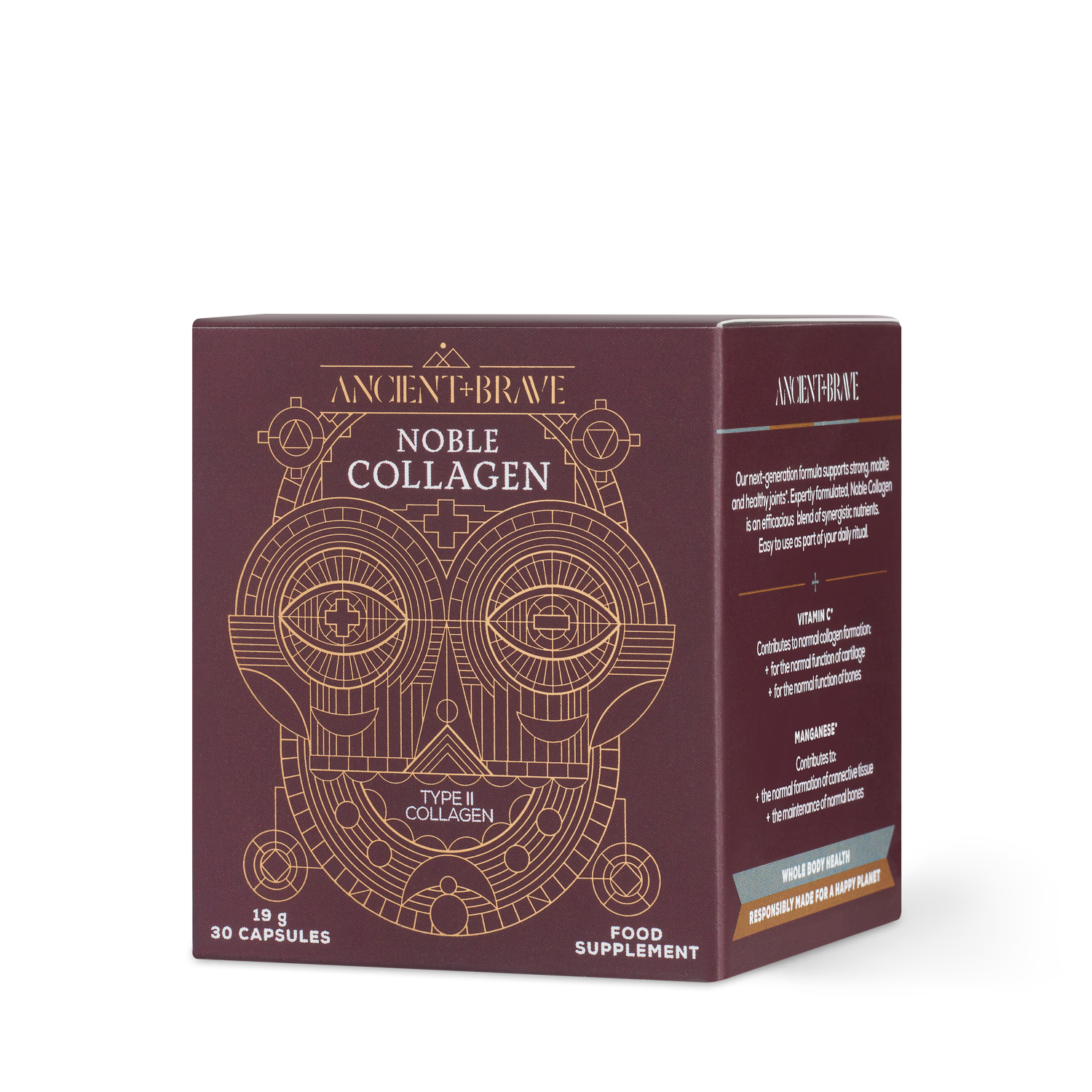 Ancient+Brave Noble Collagen joint supplement 30 capsules, UK version