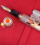 Montegrappa Sterling Silver Casanova fountain pen, imported from the UK