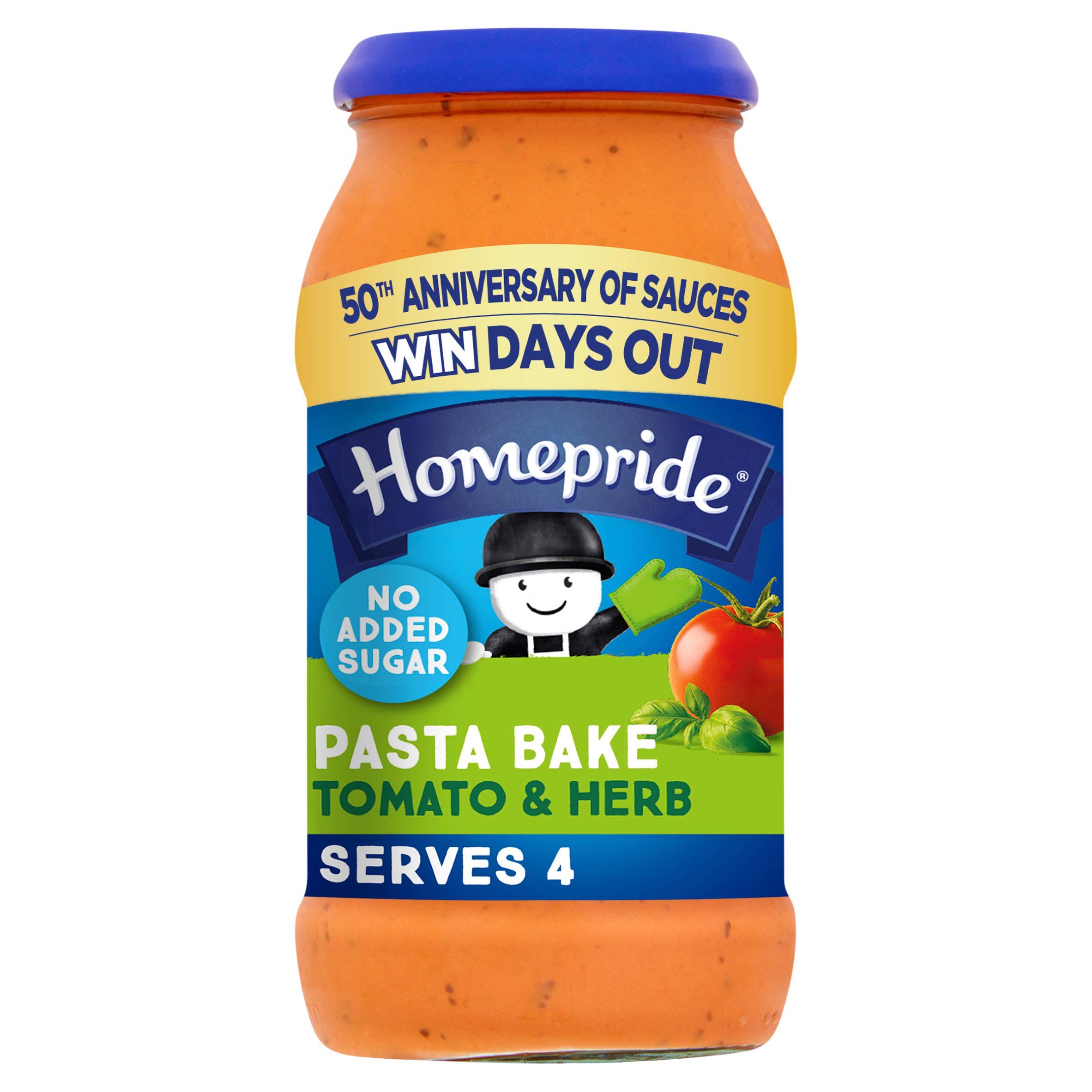 Homepride No Added Sugar Tomato & Herb Pasta Bake Sauce 485g GOODS Sainsburys   