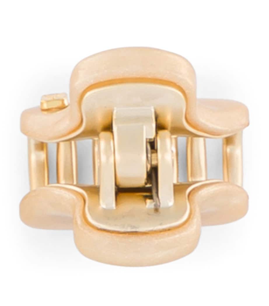 Alexandre de Paris gold-plated mini claw hair clip 1.8cm, UK version