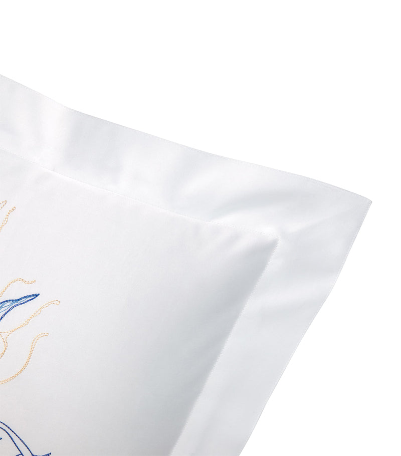 Yves Delorme Nautilus Square Oxford Pillowcase 65cm x 65cm (British brand)
