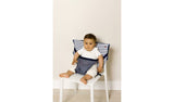 BabyToLove Travel Pocket Chair & Booster Seat - Blue Stripes