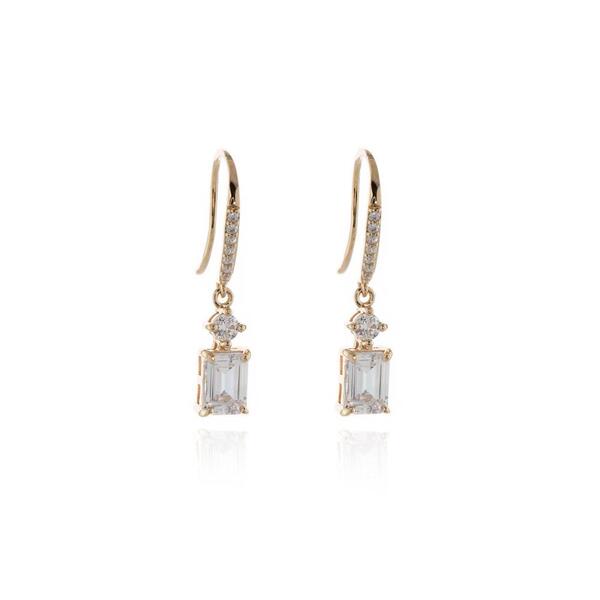 Cachet Lani Earrings gold-plated CZ earrings, imported from the UK