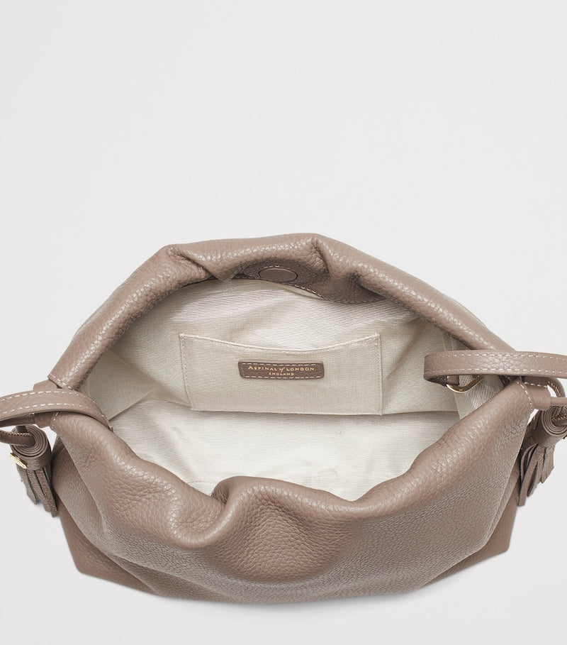 Aspinal of London large cross-body pouch Soho East West, imported from the UK