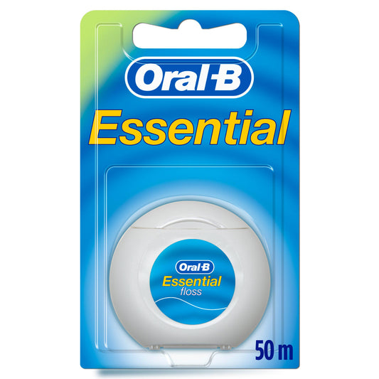 Oral-B Essential Waxed Regular Mint Dental Floss dental accessories & floss Sainsburys   