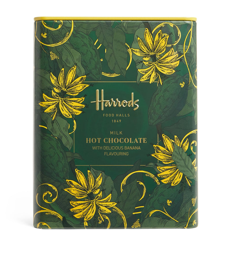 Harrods milk hot chocolate with banana 250g, UK version