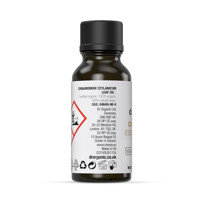 Dr Organic Kanel Ren Eterisk Olje 10ml