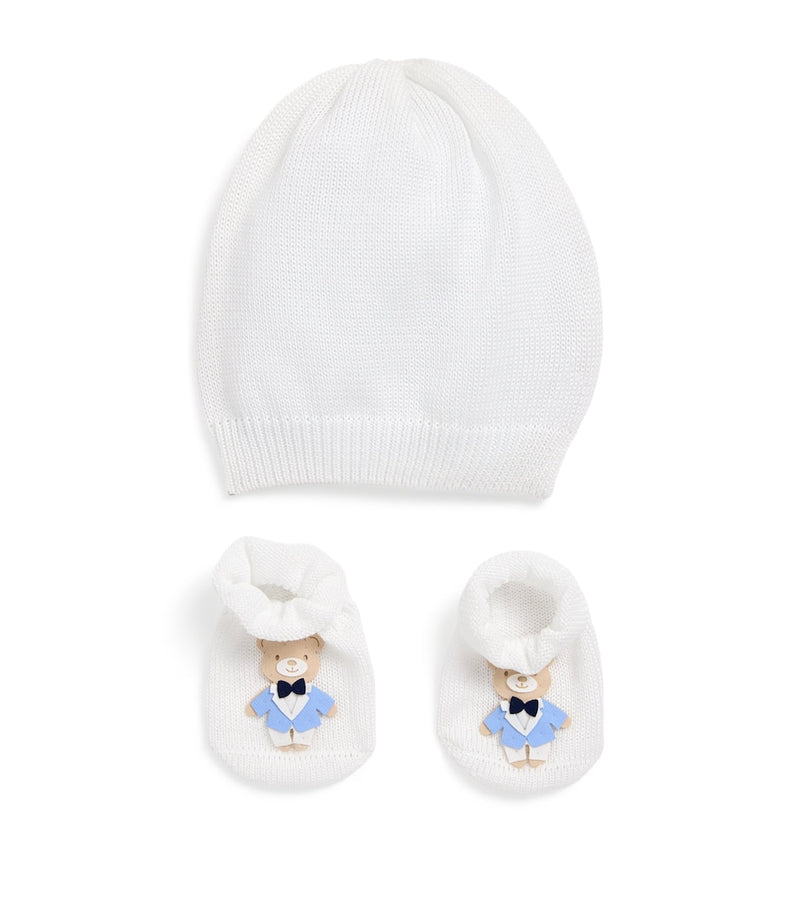 Story Loris gift set with Teddy Bear beanie and boots (British brand)