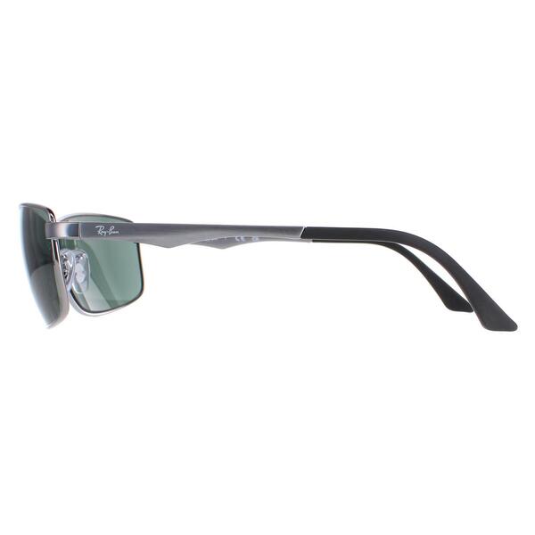 Ray-Ban 3498 men's sunglasses Gunmetal Green, UK version
